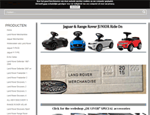 Tablet Screenshot of landroveronderdelen.com